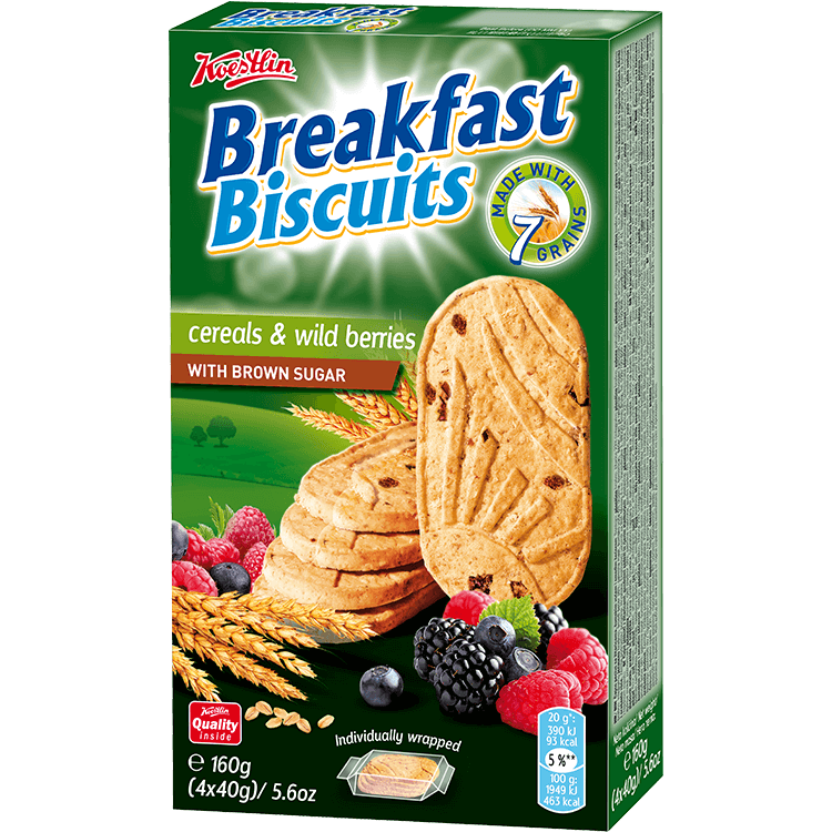 Breakfast biscuits - Cereals & wild berries